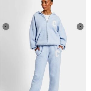 Cernucci HOODED ZIP THROUGH KNITTED TRACKSUIT